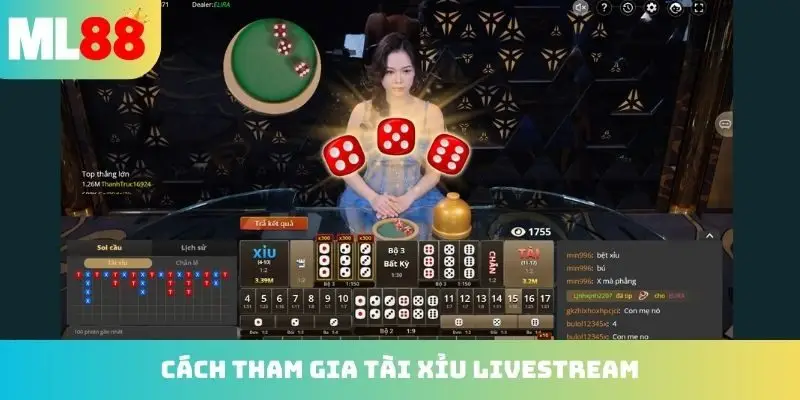 Cách tham gia tài xỉu livestream dễ dàng