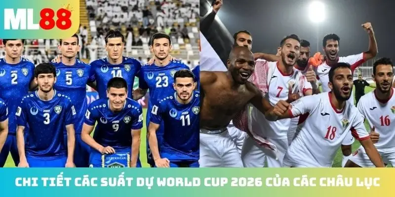 Chi tiết các suất dự World Cup 2026 của các châu lục