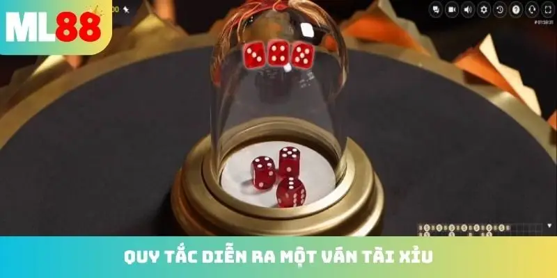 Quy tắc diễn ra một ván tài xỉu