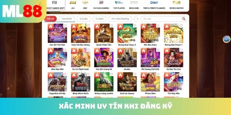 Quy trình xác minh uy tín khi đăng ký