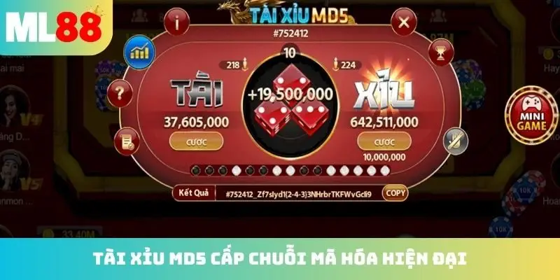 Tài Xỉu MD5 cấp chuỗi mã hóa hiện đại