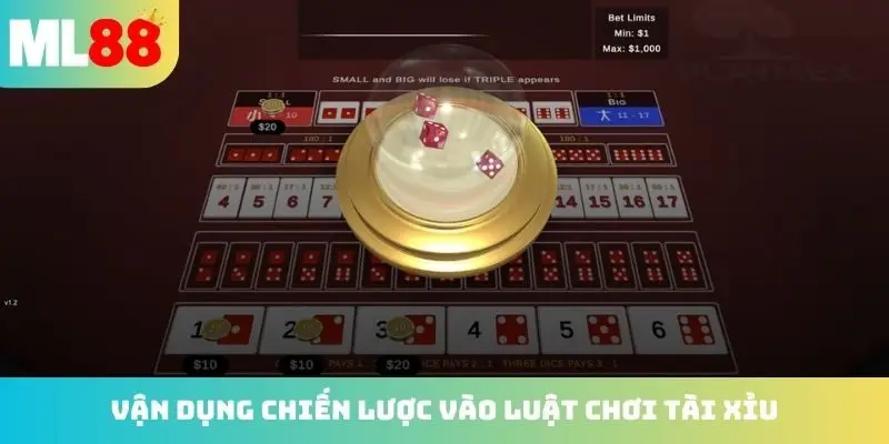 Vận dụng chiến lược vào luật chơi Tài Xỉu
